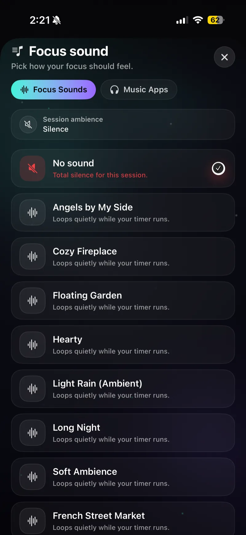 FocusFlow screen 2