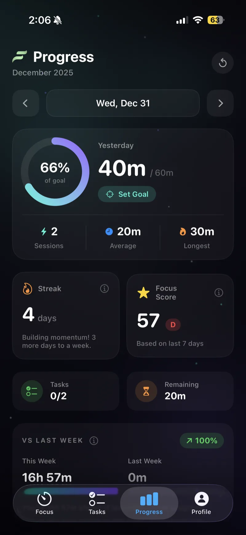 FocusFlow screen 3